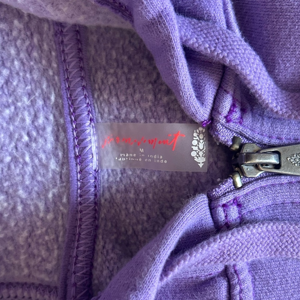 FP Movement by Free People Purple Zip Hoodie - Picture 2 of 4